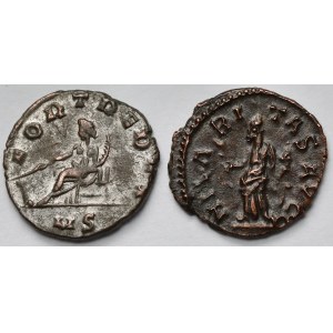 Galien i Tetryk, Antoniniany - zestaw (2szt)