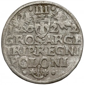 Zygmunt III Waza, Trojak Kraków 1622 - REGNI - rzadki