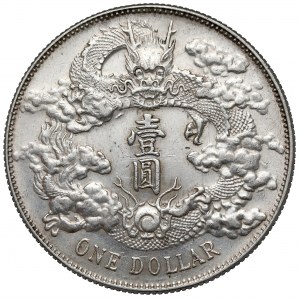 Chiny, Xuantong, Yuan / Dolar rok 3 (1911)