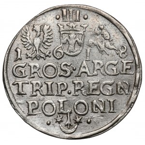 Zygmunt III Waza, Trojak Kraków 1618 - Pogoń bez miecza