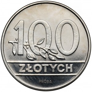 Próba NIKIEL 100 złotych 1990