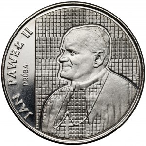 Próba NIKIEL 5.000 złotych 1989 Jan Paweł II - na kratce