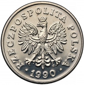 Próba NIKIEL 50 złotych 1990