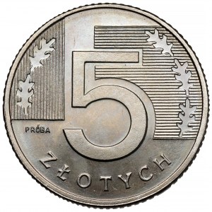 Próba NIKIEL 5 złotych 1994