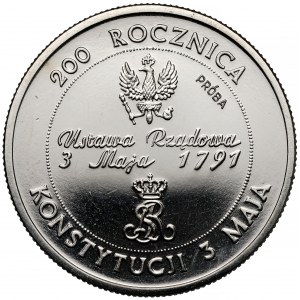 Próba NIKIEL 10.000 złotych 1991 Konstytucja 3 Maja