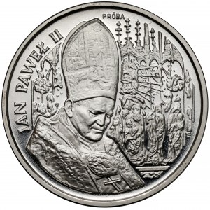Próba NIKIEL 100.000 złotych 1991 Jan Paweł II - ołtarz