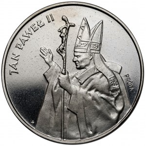 Próba NIKIEL 10.000 złotych 1987 Jan Paweł II - z krzyżem