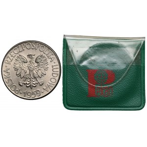 10 złotych 1959 Kościuszko - z holderem Pekao