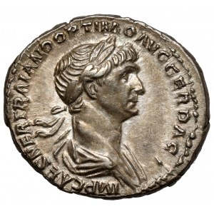 Trajan (98-117 n.e.) Denar, Rzym - atrakcyjny