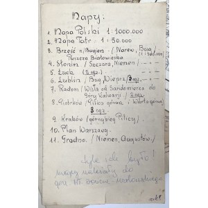 Zestaw map z okresu do 1941 roku - zestaw