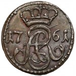 August III Sas, Szeląg Toruń 1761 - z BŁĘDEM