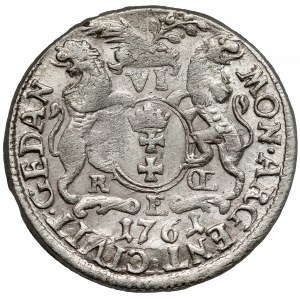 August III Sas, Szóstak Gdańsk 1761 REOE