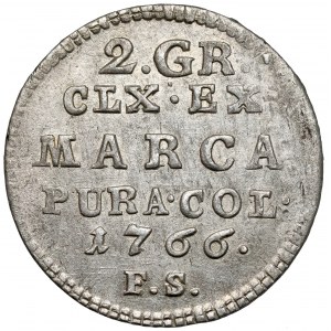 Poniatowski, Półzłotek 1766 FS