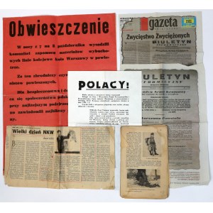 Gazety i Czasopisma - ciekawe wycinki i kserokopie - zestaw