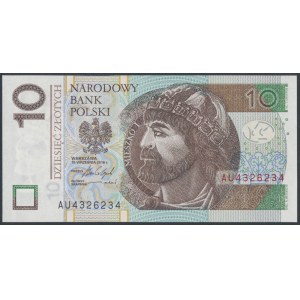 10 zł 2016 - AU - 4326234 - radarowy serii przejściowe 2012/16