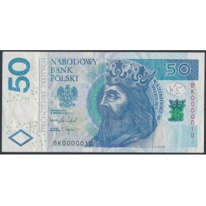 50 zł 2017 - BK - 0000010 - niski numer dwucyfrowy
