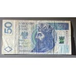 50 zł 2017 - BK - 0000010 - niski numer dwucyfrowy