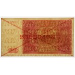 100 złotych 1946 - SPECIMEN - A 1234567 8900000