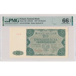 20 złotych 1947 - B