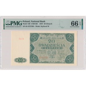 20 złotych 1947 - B