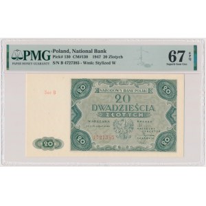 20 złotych 1947 - B
