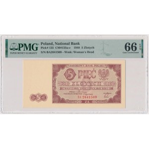 5 złotych 1948 - BA