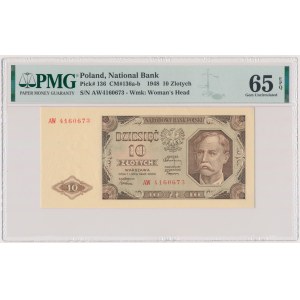 10 złotych 1948 - AW