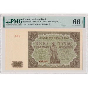 1.000 złotych 1947 - duża litera - Ł
