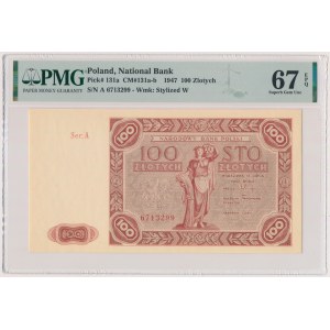 100 złotych 1947 - duża litera - A