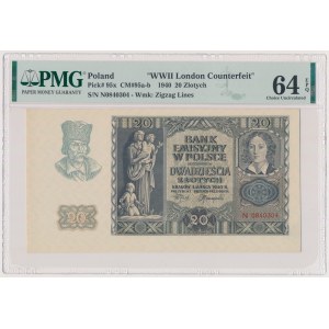 20 złotych 1940 - N