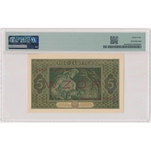 Bilet państwowy, 5 złotych 1926 Górnik - WZÓR