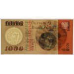 1.000 złotych 1962 - A 0000000 - niewprowadzony do obiegu - RZADKOŚĆ