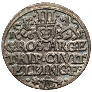 Gustaw II Adolf, Trojak Elbląg 1631