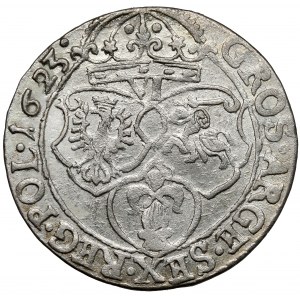Zygmunt III Waza, Szóstak Kraków 1623 - data w otoku - b.ładny