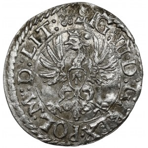 Zygmunt III Waza, Grosz Wilno 1614 HW - leżąca 4 - rzadki