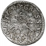 Zygmunt III Waza, Grosz Wilno 1614 HW - leżąca 4 - rzadki
