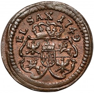 August III Sas, Szeląg 1749 - ANOMALNY