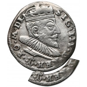 Zygmunt III Waza, Trojak Wilno 1590 - Chalecki - z BŁĘDEM