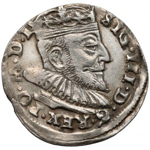 Zygmunt III Waza, Trojak Wilno 1593 - Platina