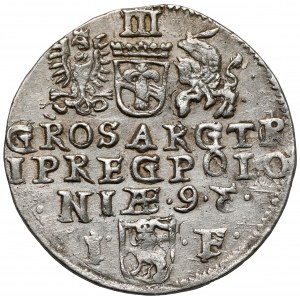 Zygmunt III Waza, Trojak Olkusz 1593 - odwrócone '3'