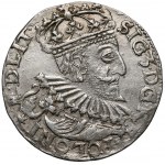 Zygmunt III Waza, Trojak Olkusz 1593 - odwrócone '3'