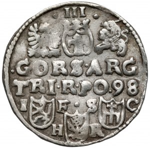 Zygmunt III Waza, Trojak Bydgoszcz 1598 - błąd GORS - b.rzadki