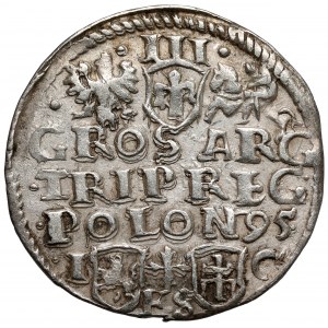 Zygmunt III Waza, Trojak Bydgoszcz 1595 - krzyż - bez zbroi