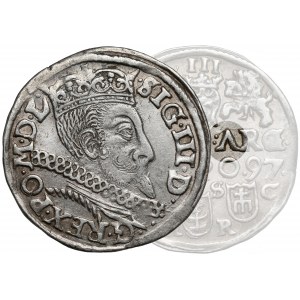 Zygmunt III Waza, Trojak Bydgoszcz 1597 - A bez belki
