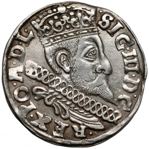 Zygmunt III Waza, Trojak Bydgoszcz 1597 - z kokardą