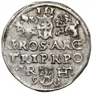 Zygmunt III Waza, Trojak Poznań 1598 - HR-HT