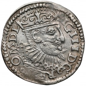 Zygmunt III Waza, Trojak Poznań 1597 - rzadsze popiersie