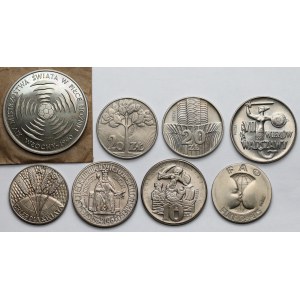 Próby CuNi 10-200 złotych - zestaw (8szt)