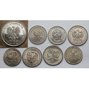 Próby CuNi 10-200 złotych - zestaw (8szt)