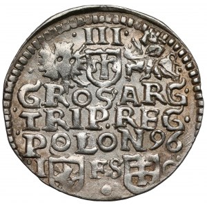Zygmunt III Waza, Trojak Bydgoszcz 1596 - bez róży